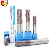 Corner Radius End Mills HRC 50, 50-100mm Overall Length